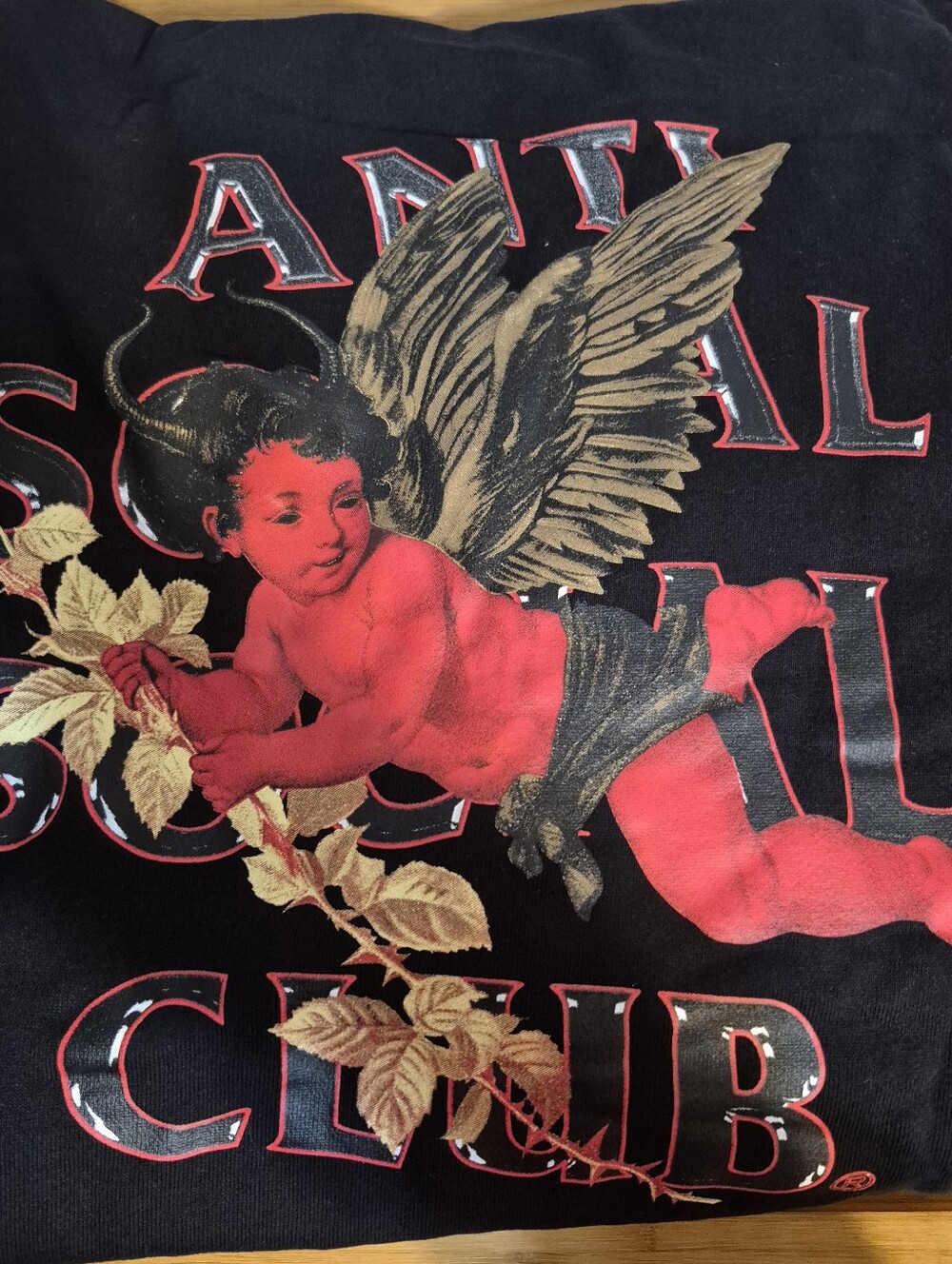 NWT Anti Social Social Club Black Hoodie(Hierarchy) SIZE XL